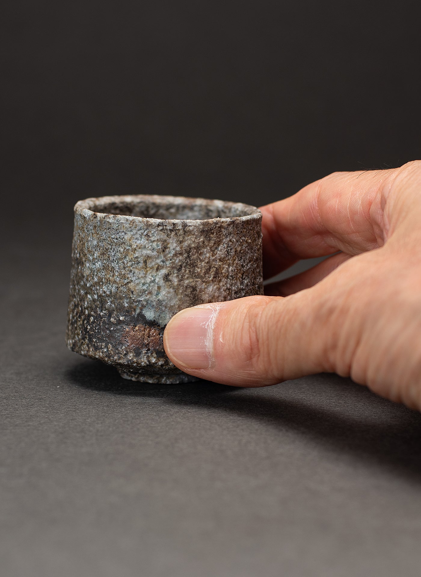 Sake Cup (Guinomi) - Yakishime (Echizen Clay)