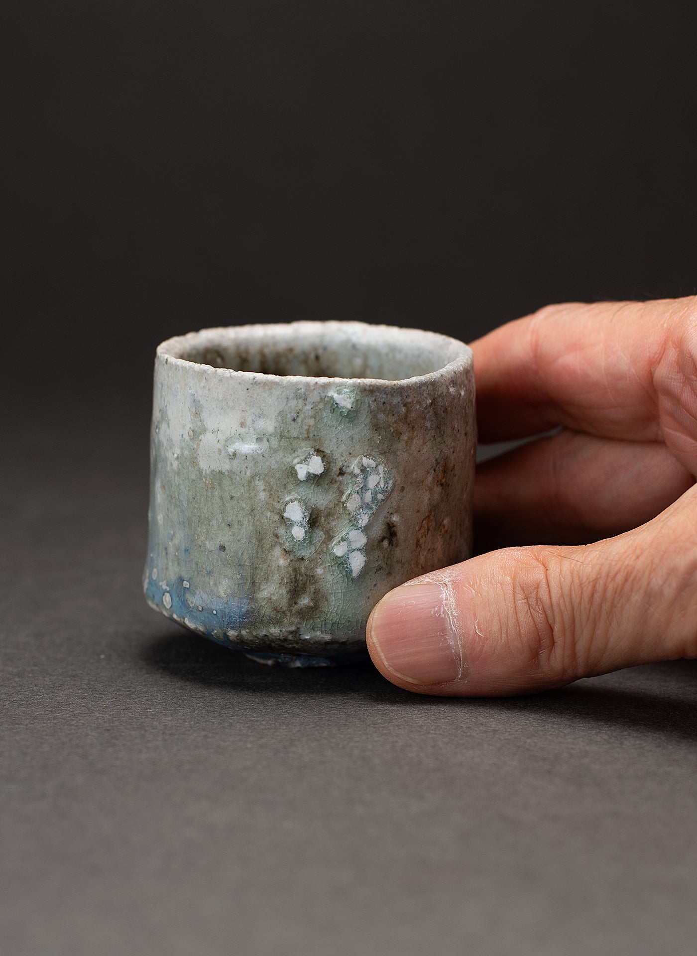 Coupe à saké (Guinomi) - Yakishime (Terre de Shigaraki) A-12
