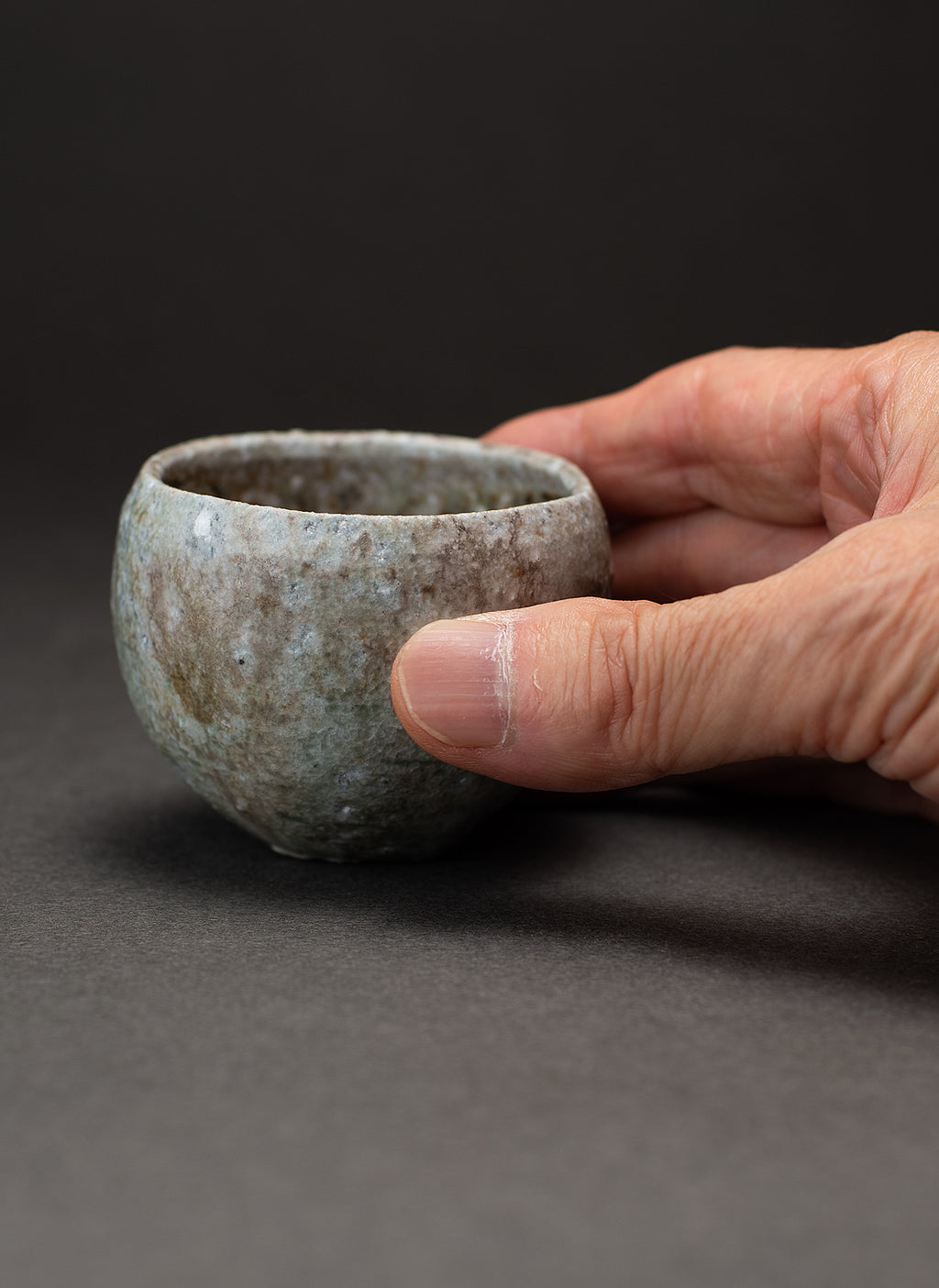 Sake Cup (Guinomi) - Yakishime (Shigaraki Clay)