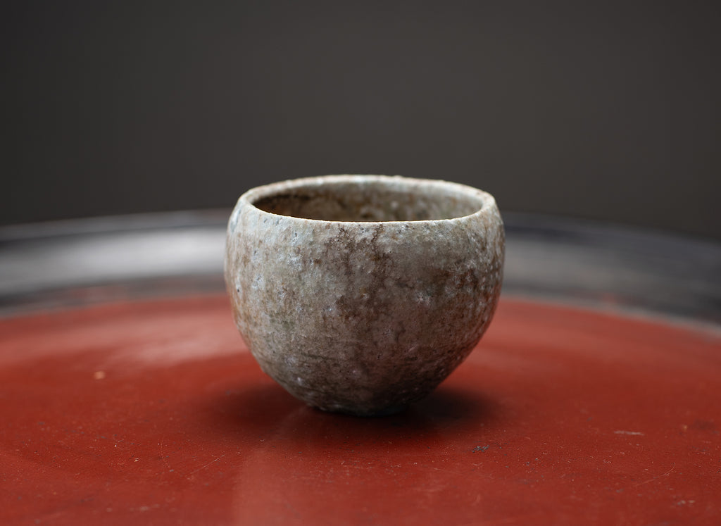 Sake Cup (Guinomi) - Yakishime (Shigaraki Clay)
