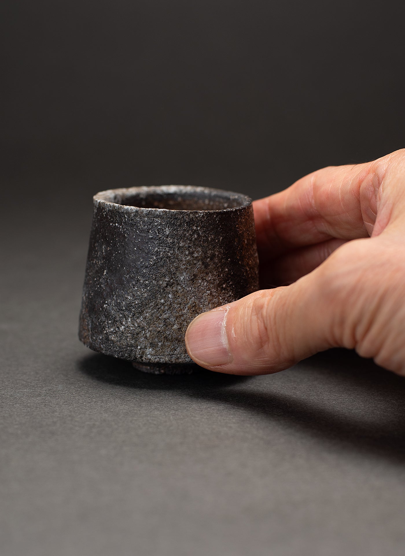 Sake Cup (Guinomi) - Yakishime (Echizen Clay)