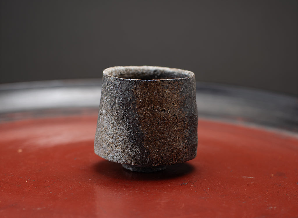 Sake Cup (Guinomi) - Yakishime (Echizen Clay)