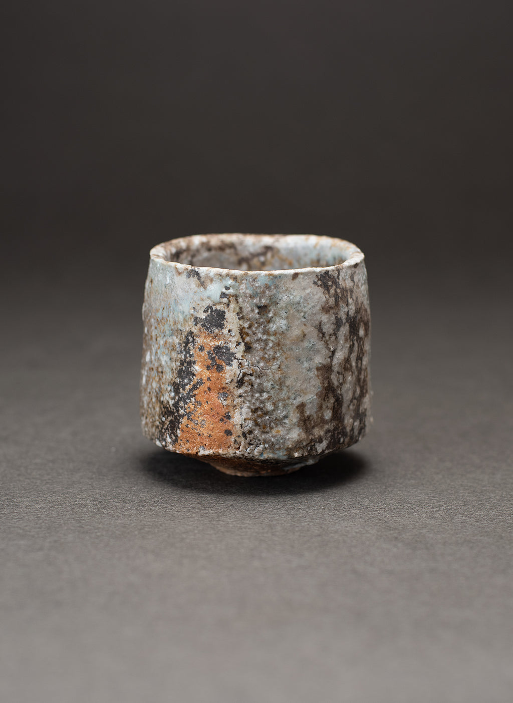 Sake Cup (Guinomi) - Yakishime (Shigaraki Clay)