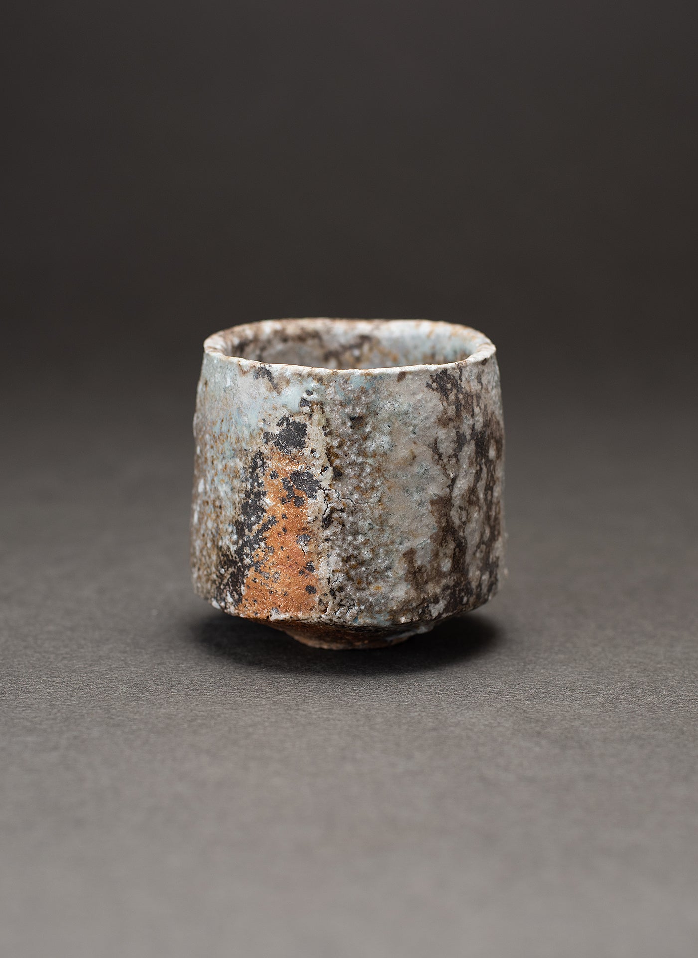 Sake Cup (Guinomi) - Yakishime (Shigaraki Clay)