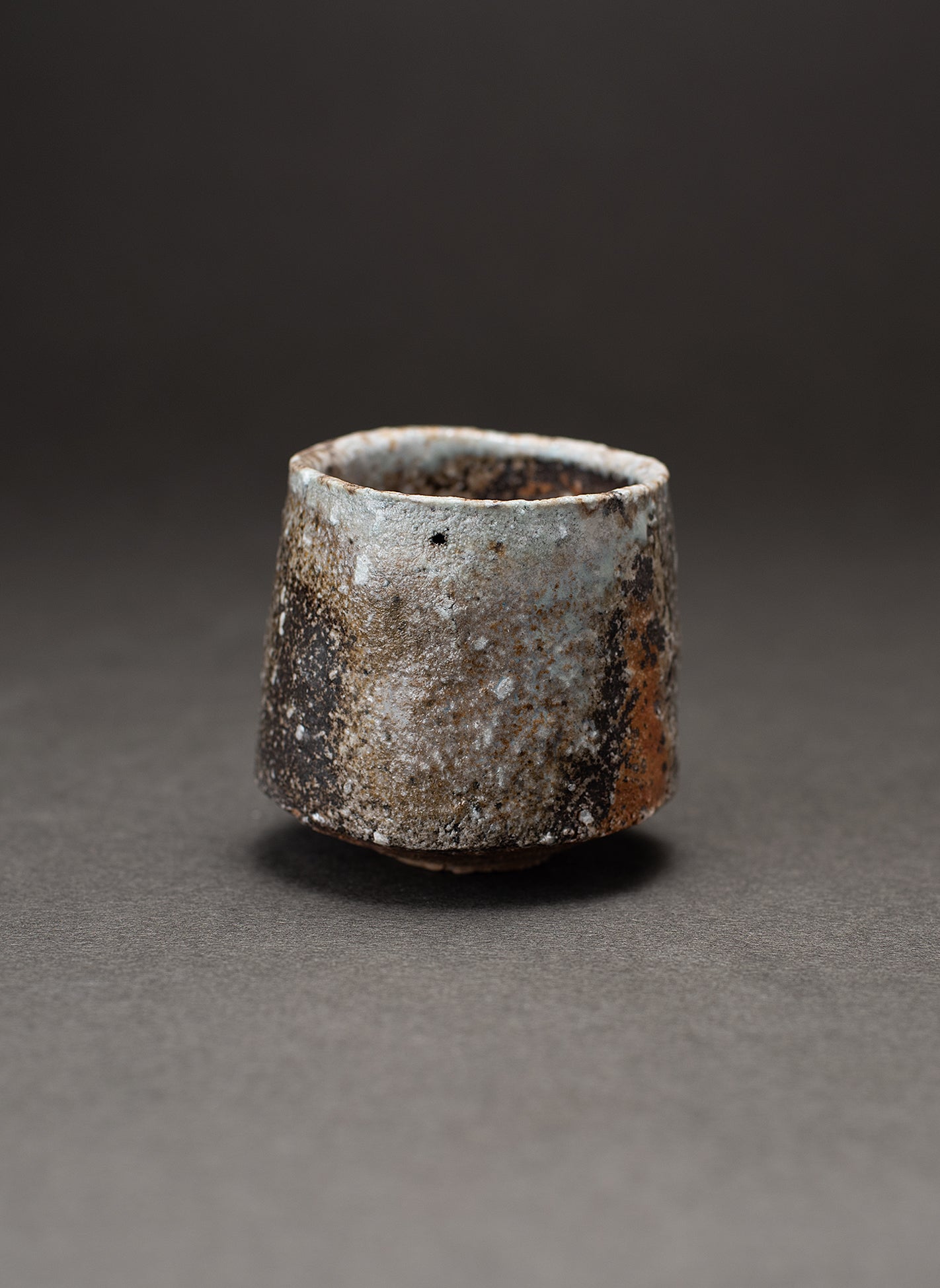 Sake Cup (Guinomi) - Yakishime (Shigaraki Clay)