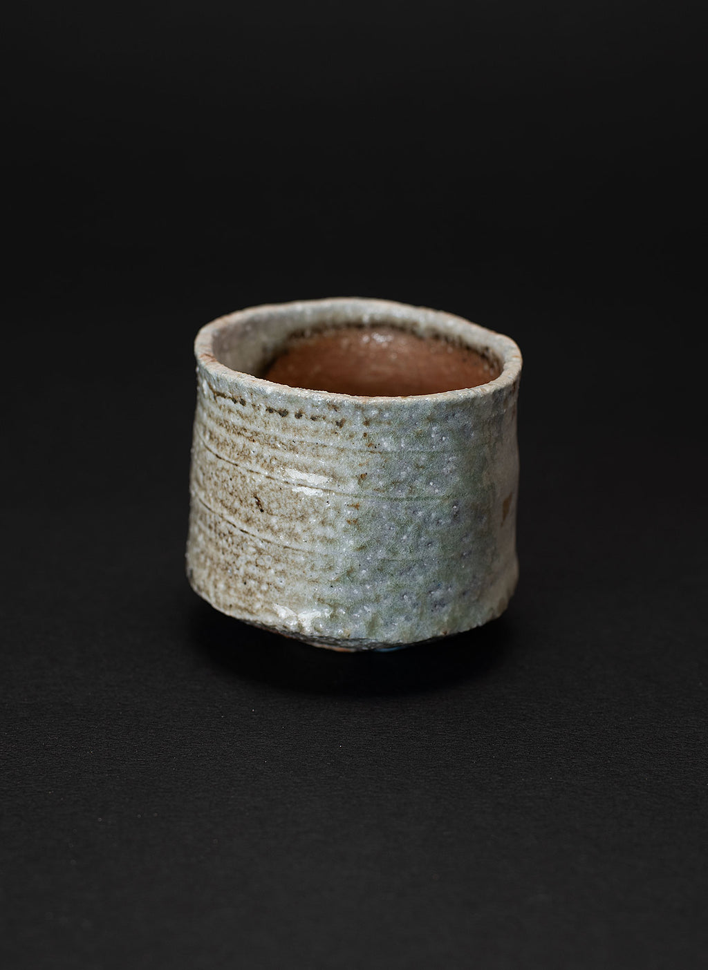 Sake cup (Guinomi) – Yakishime (Shigaraki Land)