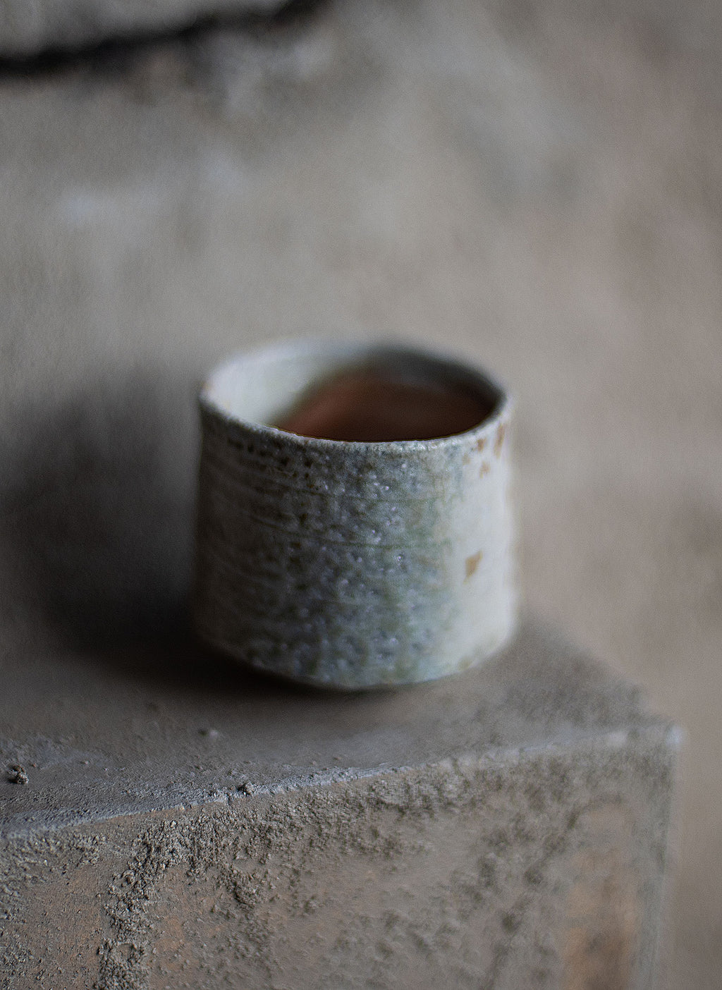 Sake cup (Guinomi) – Yakishime (Shigaraki Land)
