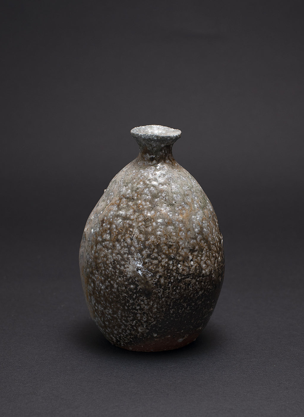 Sake carafe (Tokkuri) – Yakishime (Land of Shigaraki)