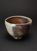 Yakishime tea bowl (Tamba clay)