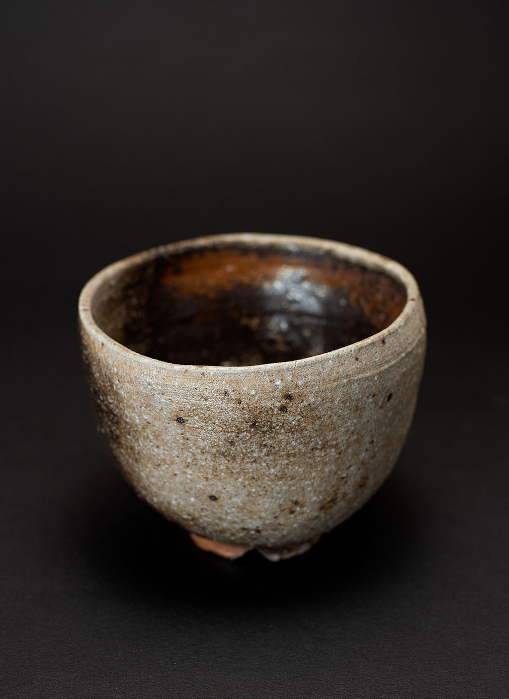 Bol à thé Yakishime (Terre de Tamba)