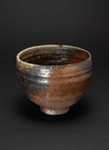 Yakishime tea bowl (Tamba clay)