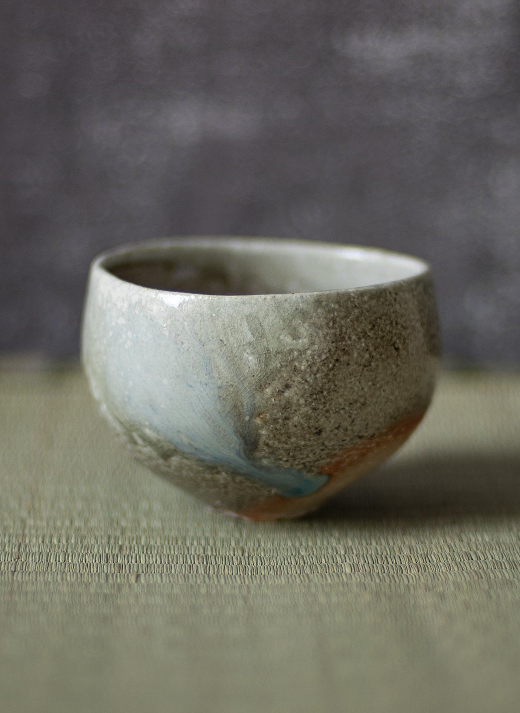 信楽土 焼締茶碗
