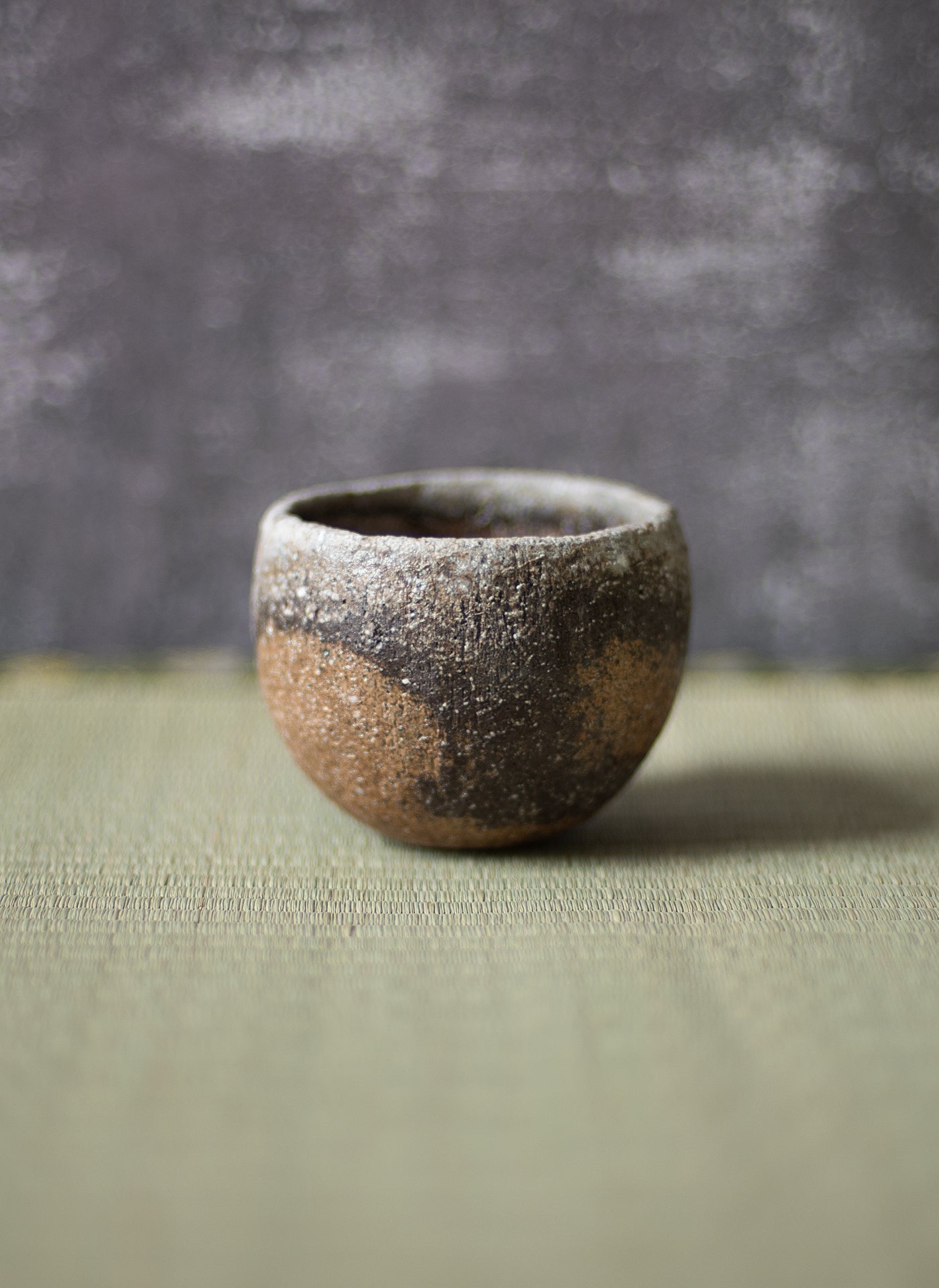 信楽土 焼締茶碗