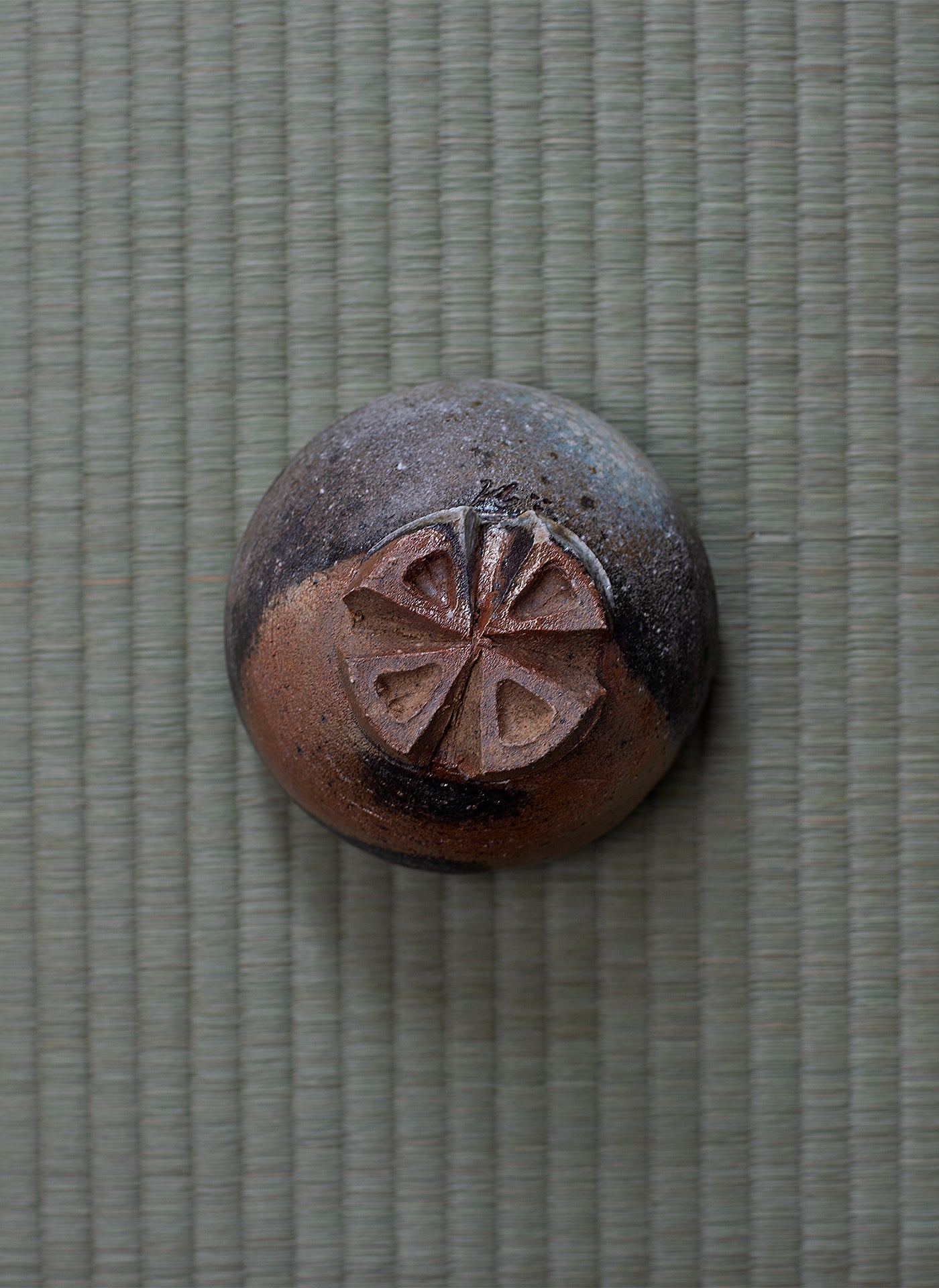 丹波土 焼締茶碗