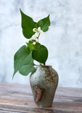 Vase à fleurs (à suspendre ou à poser) – Yakishime (Terre de Shigaraki)