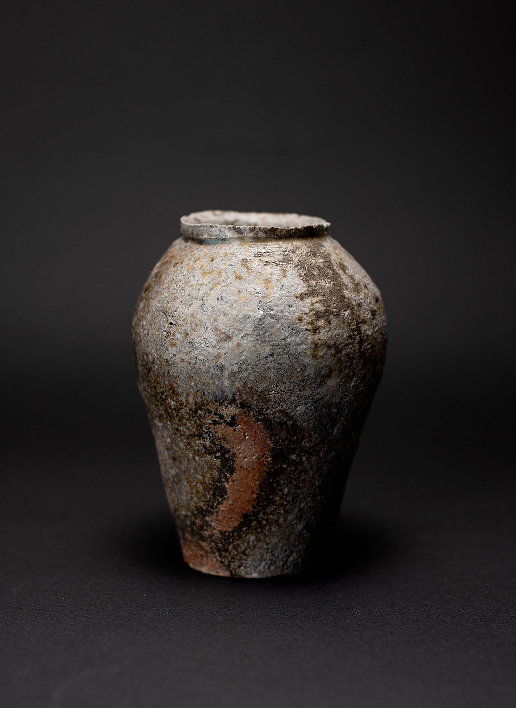 Flower vase (hanging or freestanding) – Yakishime (Shigaraki clay)