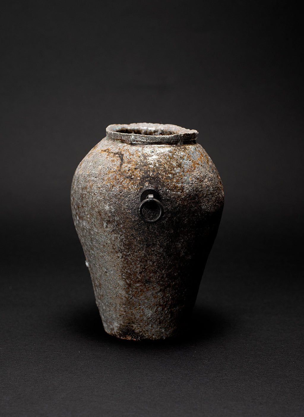 Flower vase (hanging or freestanding) – Yakishime (Shigaraki clay)