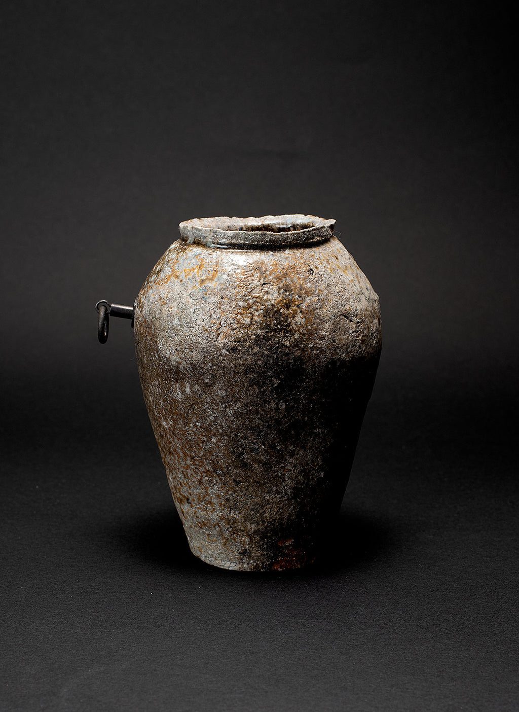 Flower vase (hanging or freestanding) – Yakishime (Shigaraki clay)