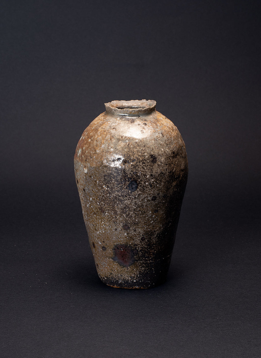 Vase à fleurs (Hana-ire) – Yakishime (Terre de Tamba)