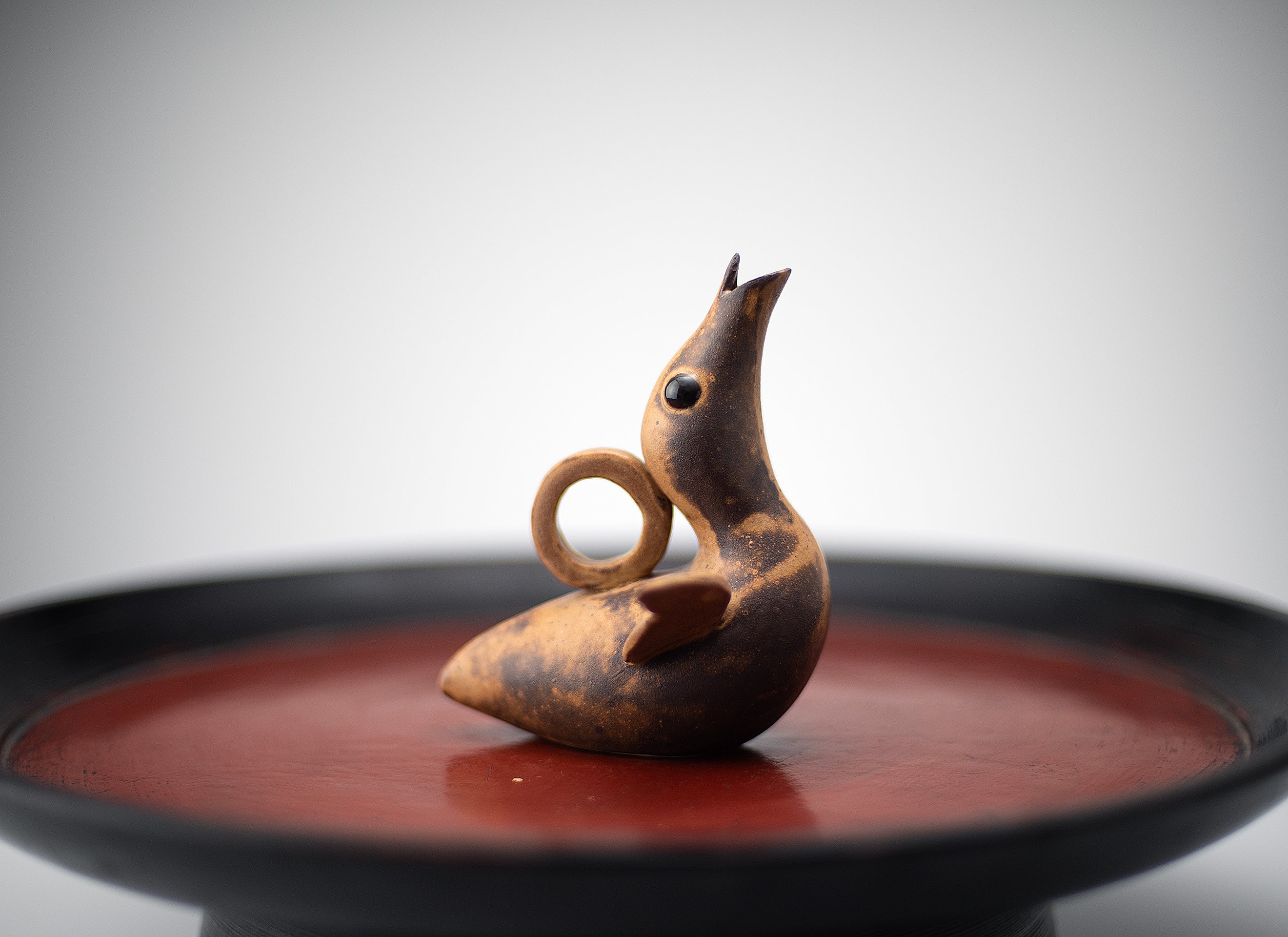 忠海釉鳥形注器 – Life with Kogei