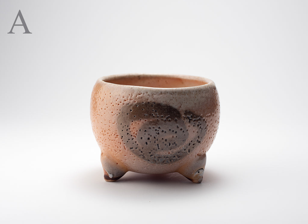 Petit bol Shino avec motif circulaire