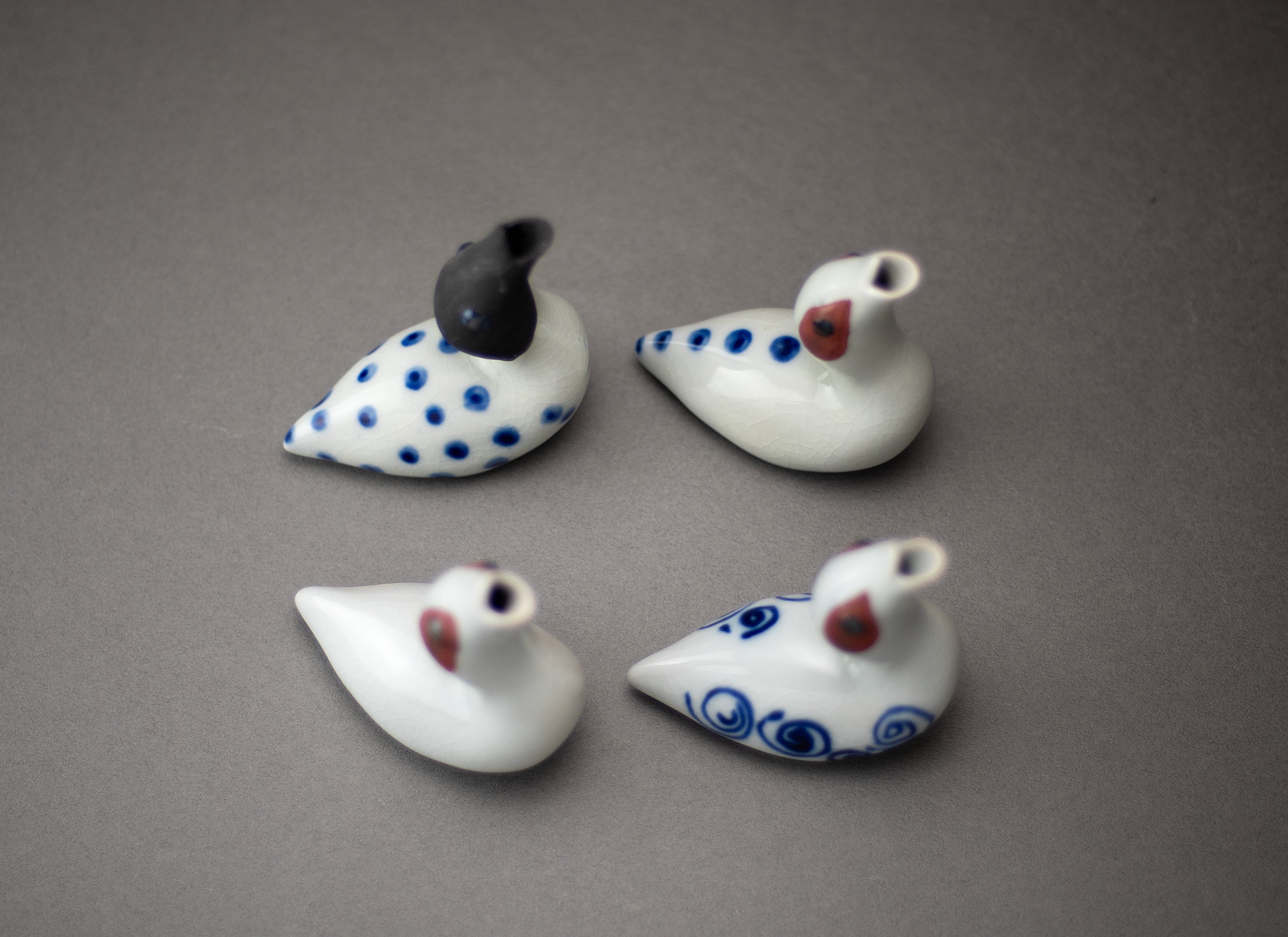 Petit récipient à saké en forme d’oiseau