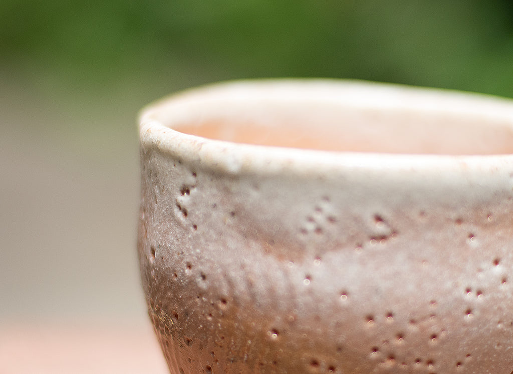 Shino Fluid Style Engraved Versatile Mug