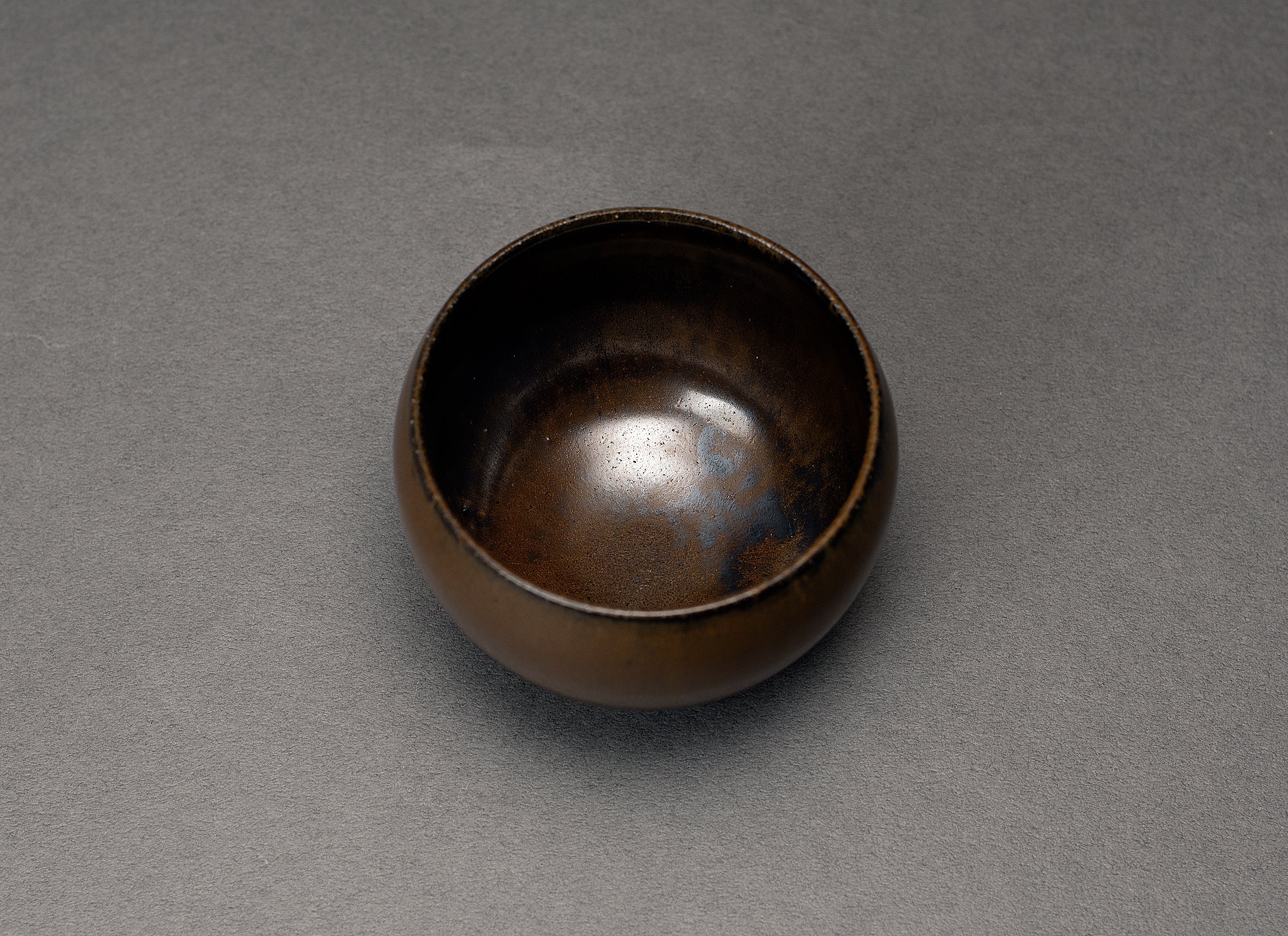 Tadanoumi Yu Iron glaze all-purpose coupe