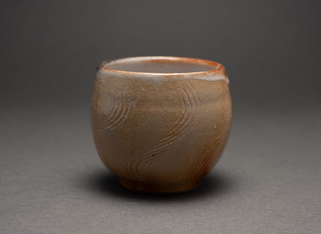 Shino Fluid Style Engraved Versatile Mug