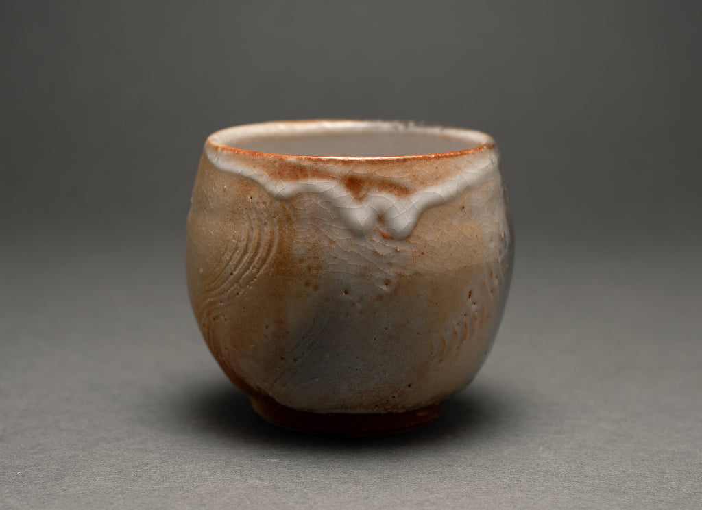 Shino Fluid Style Engraved Versatile Mug