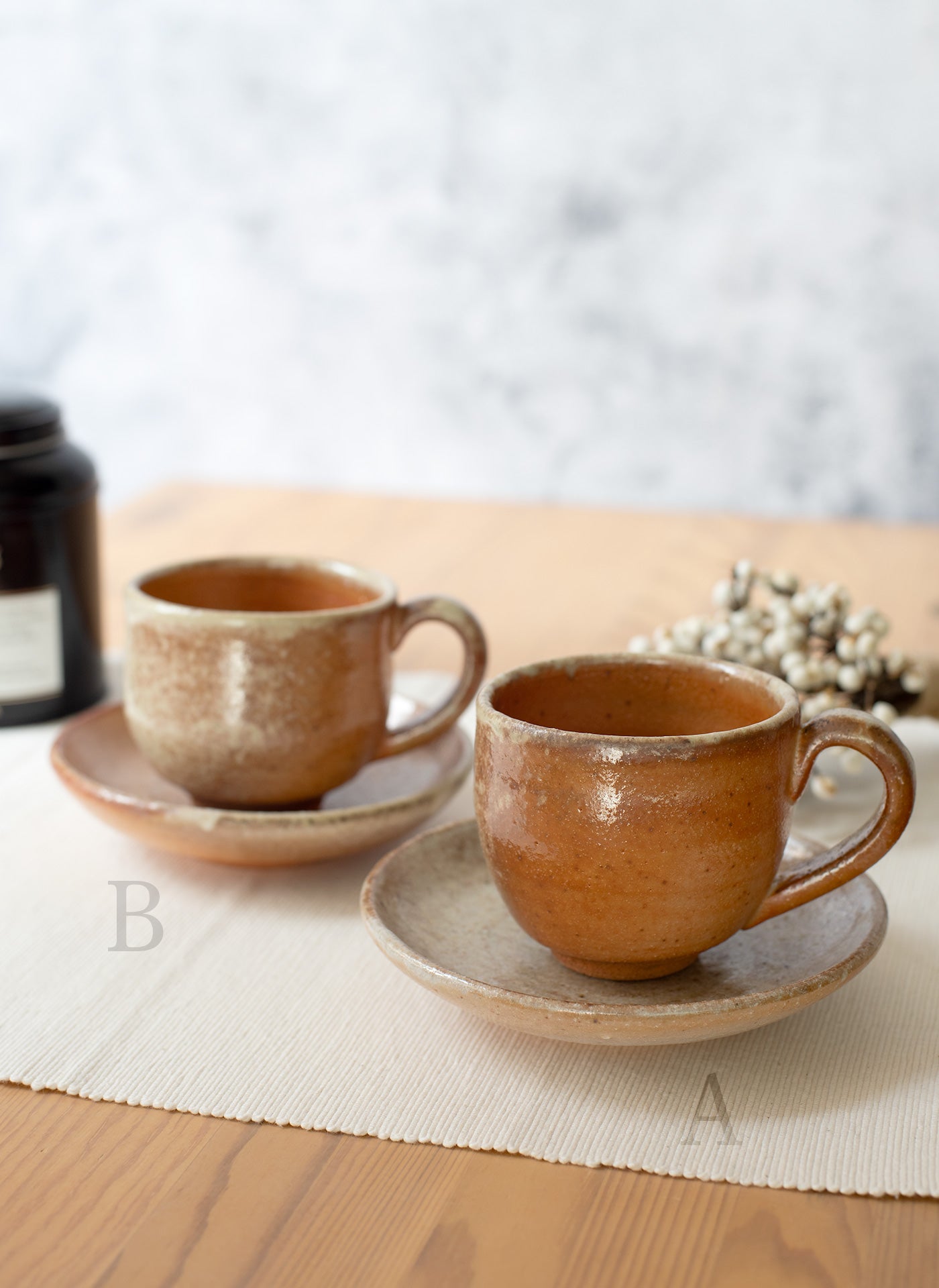Shino Cup and Saucer