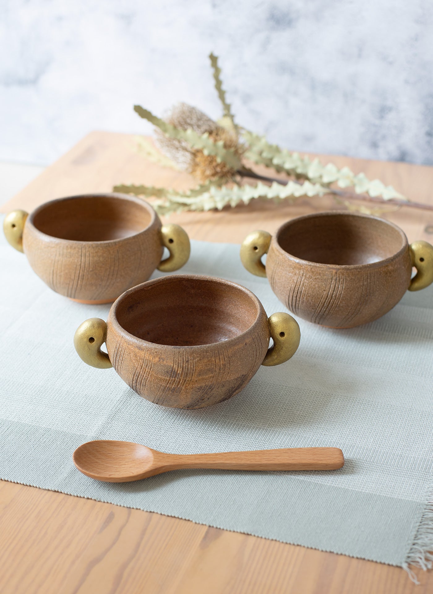 Tadanoumi-yu  (Ash Glaze) Soup Cup 