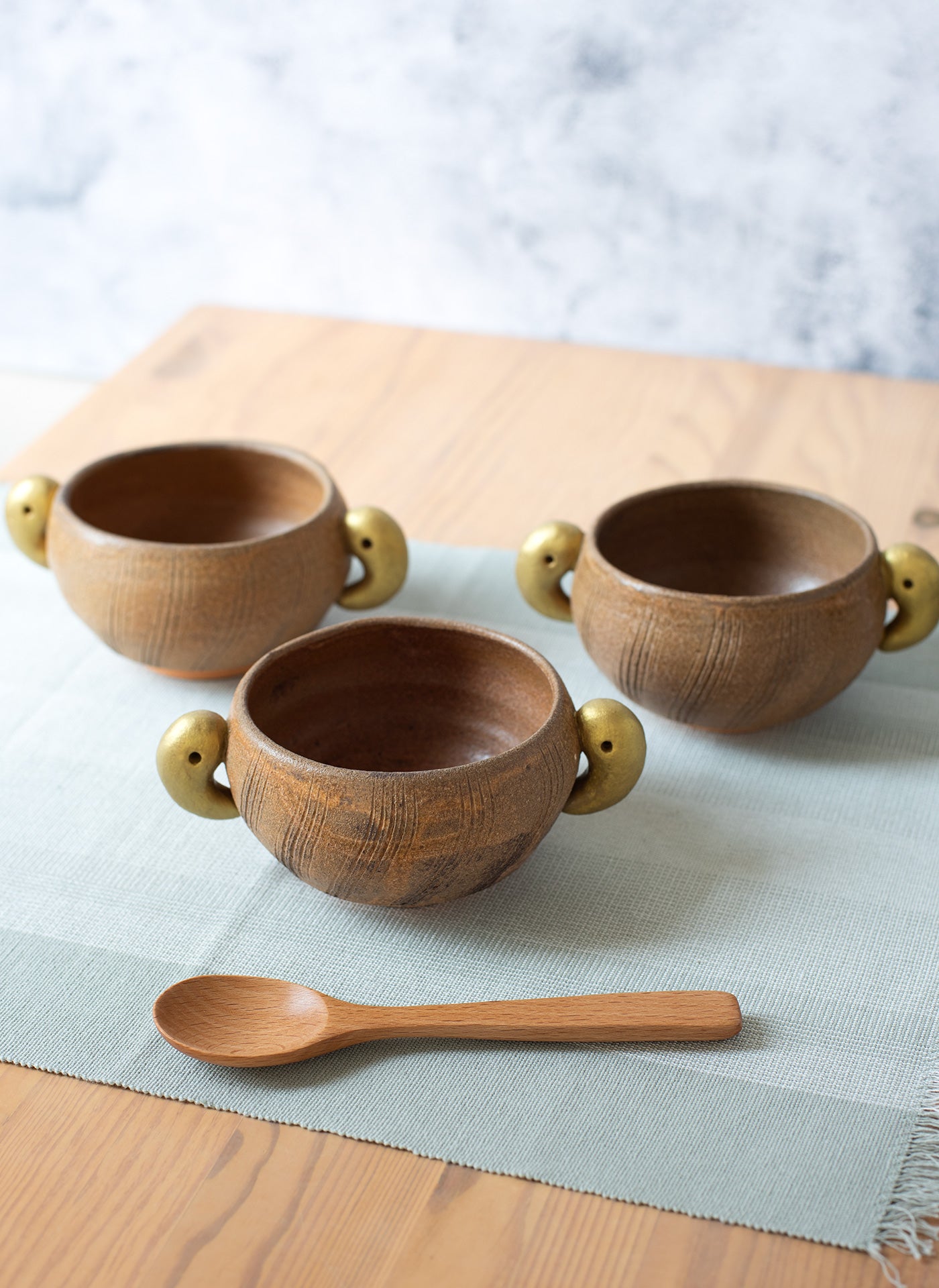 Tadanoumi-yu  (Ash Glaze) Soup Cup 