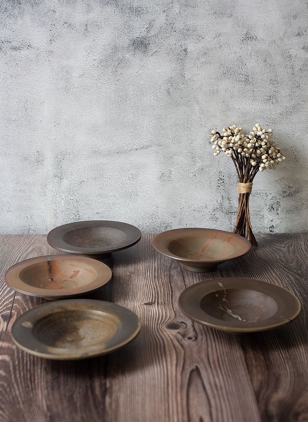 Petite assiette Bizen