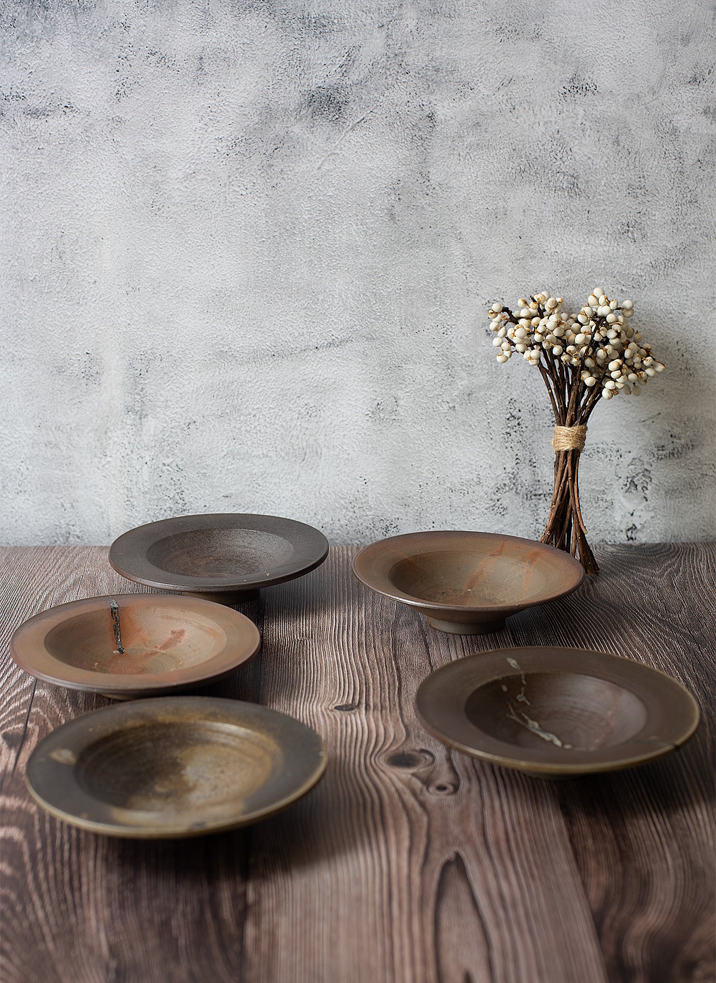 Petite assiette Bizen