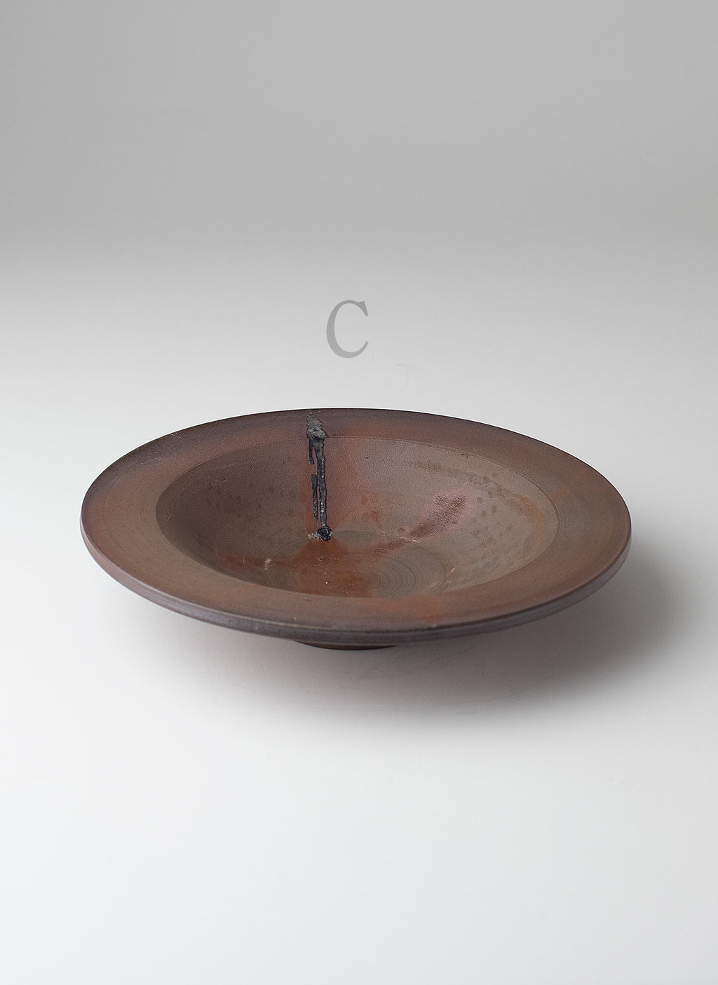 Petite assiette Bizen