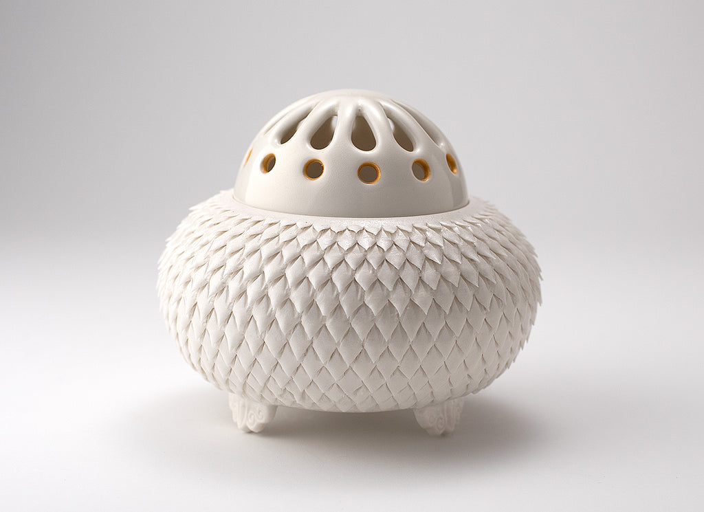 "Clay cut", incense burner