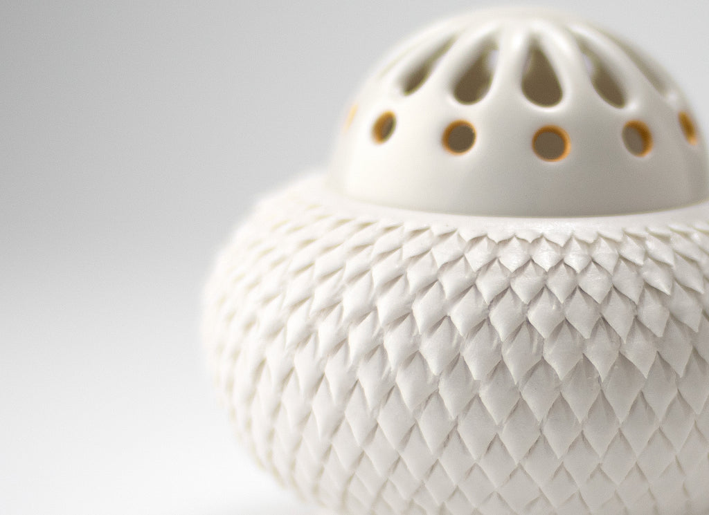 "Clay cut", incense burner