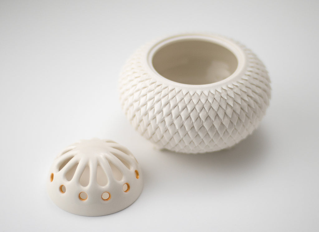 "Clay cut", incense burner